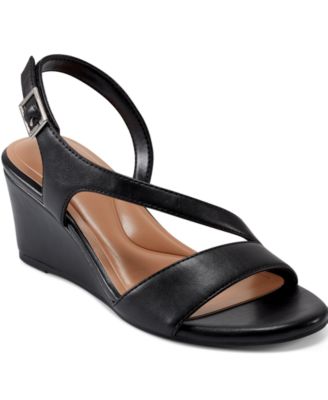 Women's Zoe Asymmetrical Strap Wedge Sandals