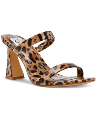 Women's Yorke Two-Band Square-Toe High-Heel Dress Sandals