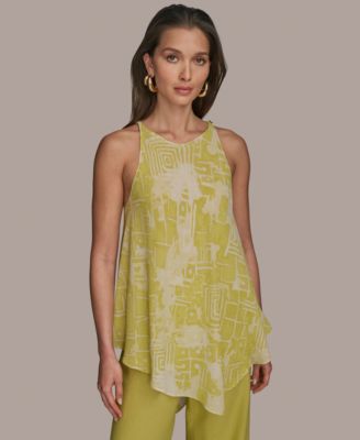 Women's Printed Sleeveless Blouse