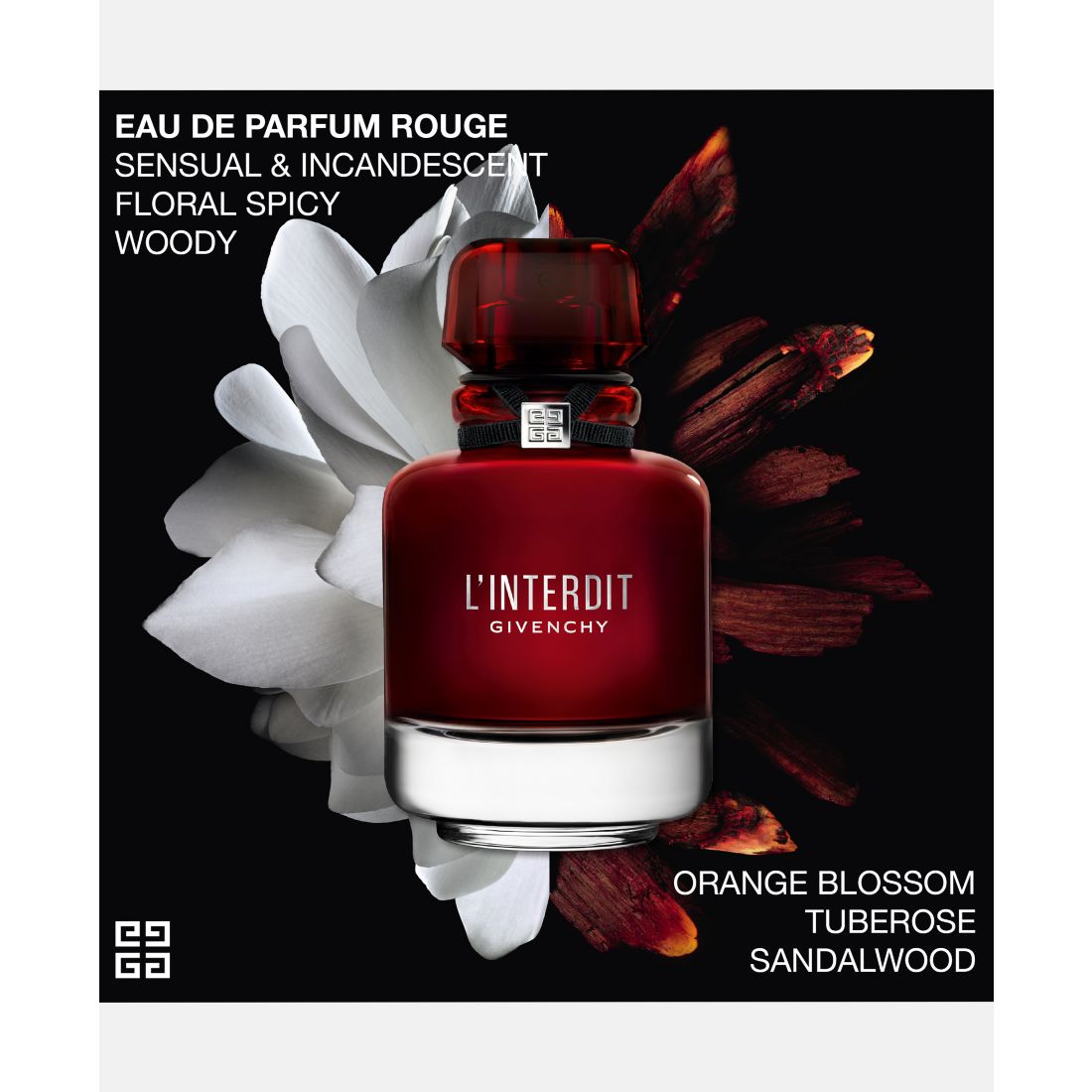Givenchy L'Interdit Eau de Parfum Rouge Spray, 4.2 oz.