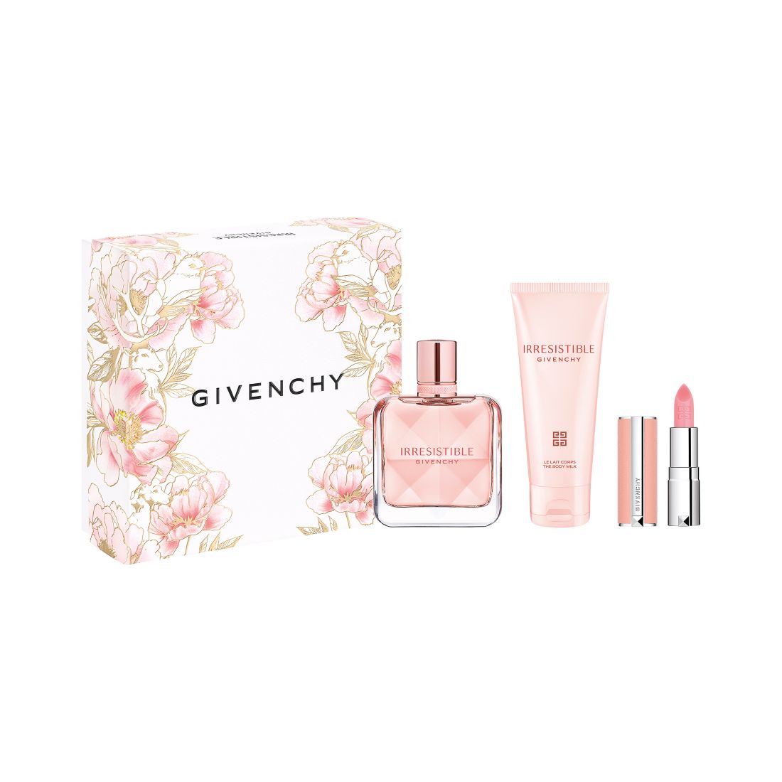 Givenchy 3-Pc. Irresistible Eau De Parfum and Rose Perfecto Lip Balm Gift Set