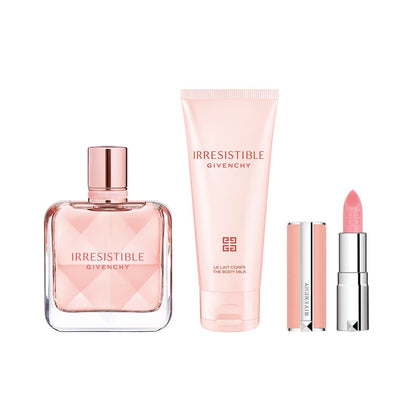 Givenchy 3-Pc. Irresistible Eau De Parfum and Rose Perfecto Lip Balm Gift Set