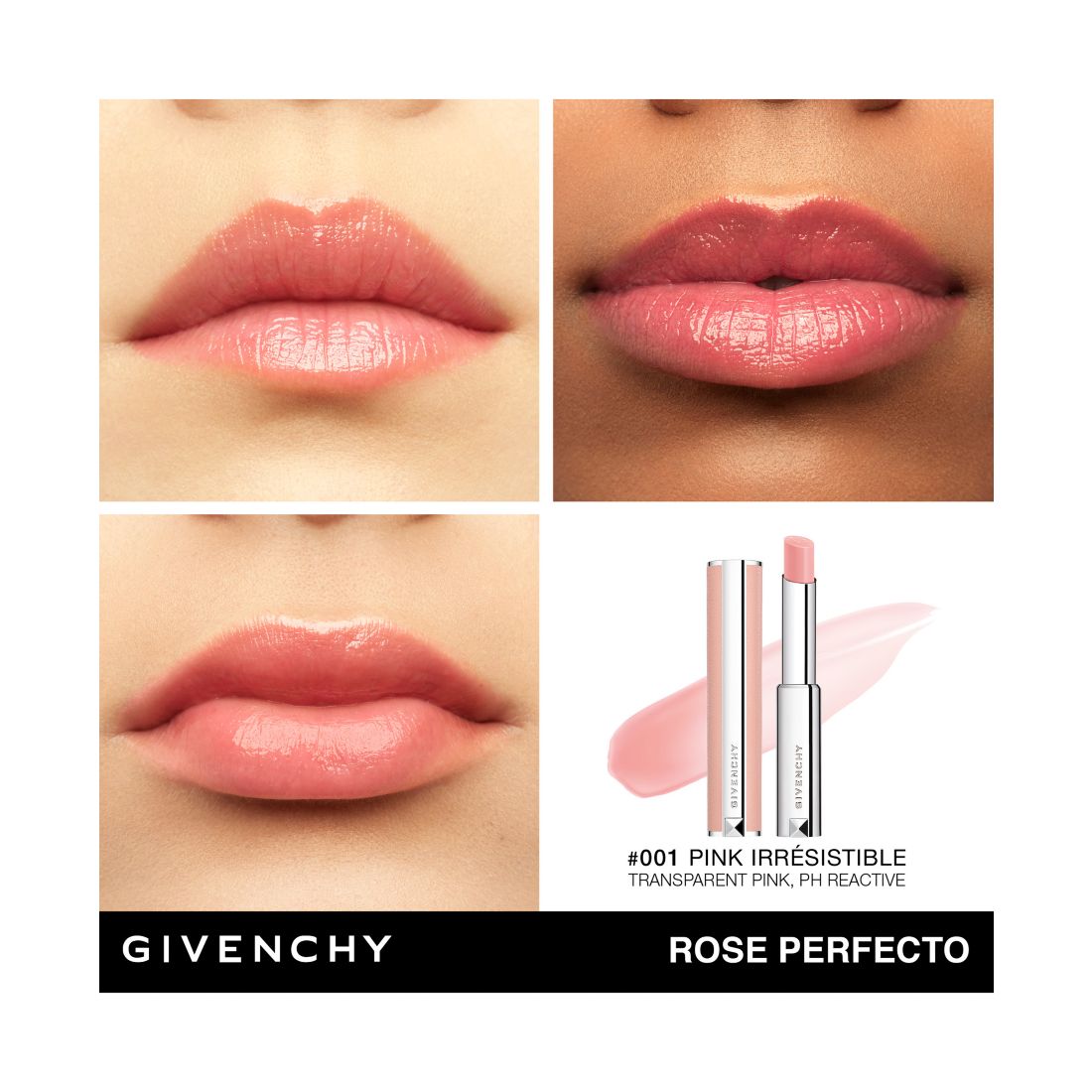 Givenchy 3-Pc. Irresistible Eau De Parfum and Rose Perfecto Lip Balm Gift Set