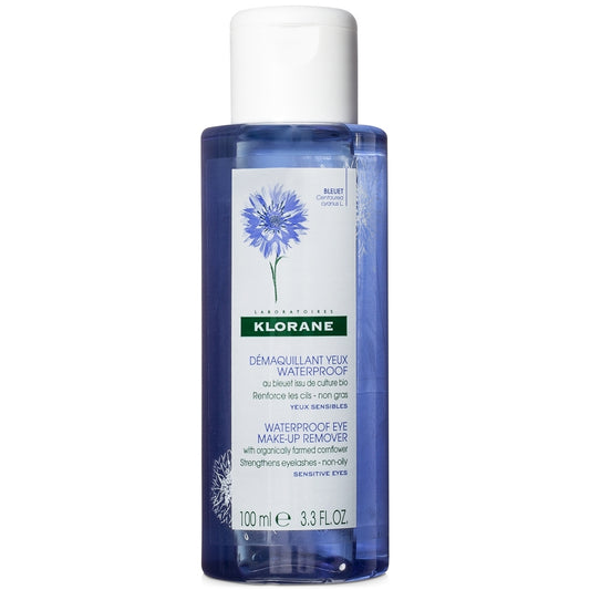 Klorane Waterproof Eye Make-Up Remover With Organically Farmed Cornflower