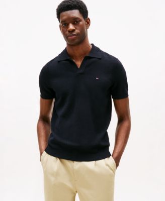 Men's Short-Sleeve Knit Polo Shirt