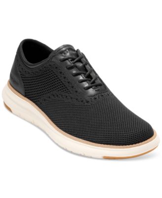 Men's Grand Remix Lace-Up Knit Oxford Shoes