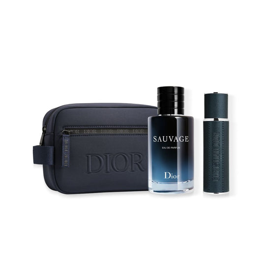 Dior 3-Pc Sauvage Eau De Parfum and Travel Spray Gift Set