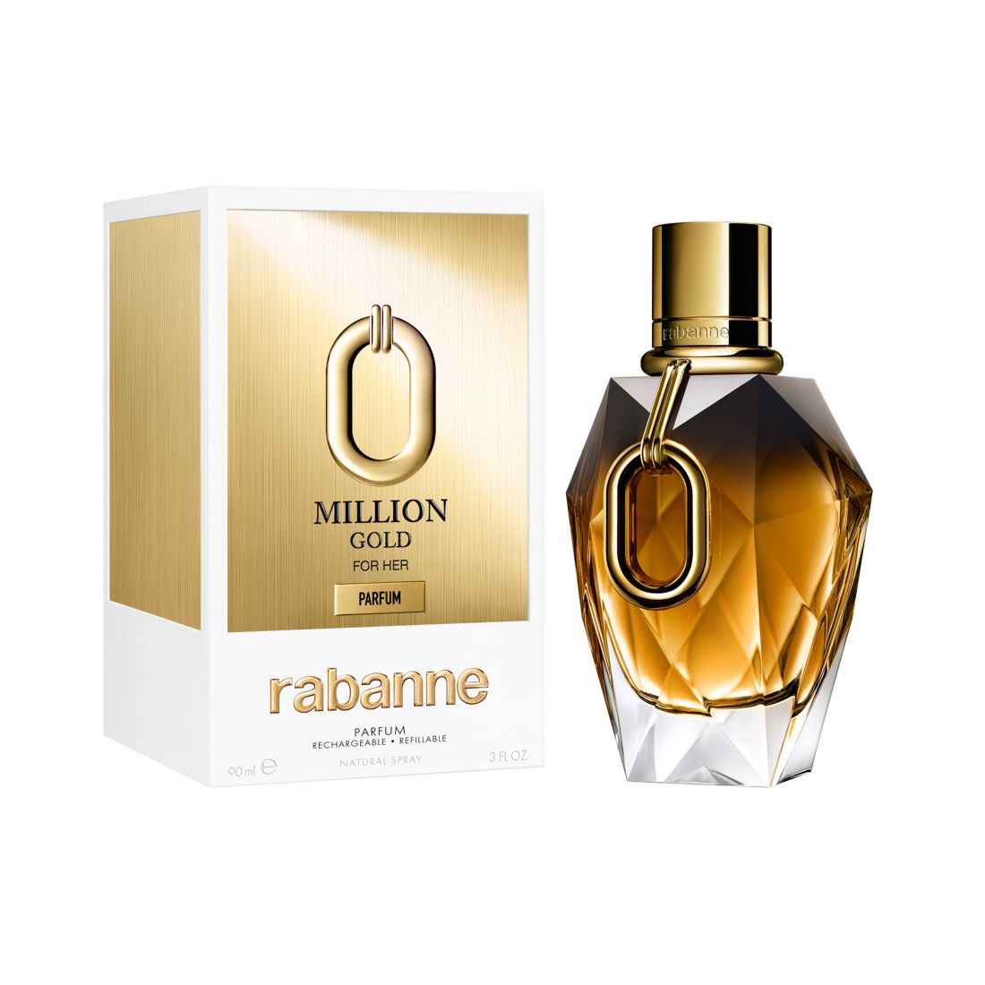 Rabanne Million Gold For Her Eau De Parfum Refill, 3.04 oz.