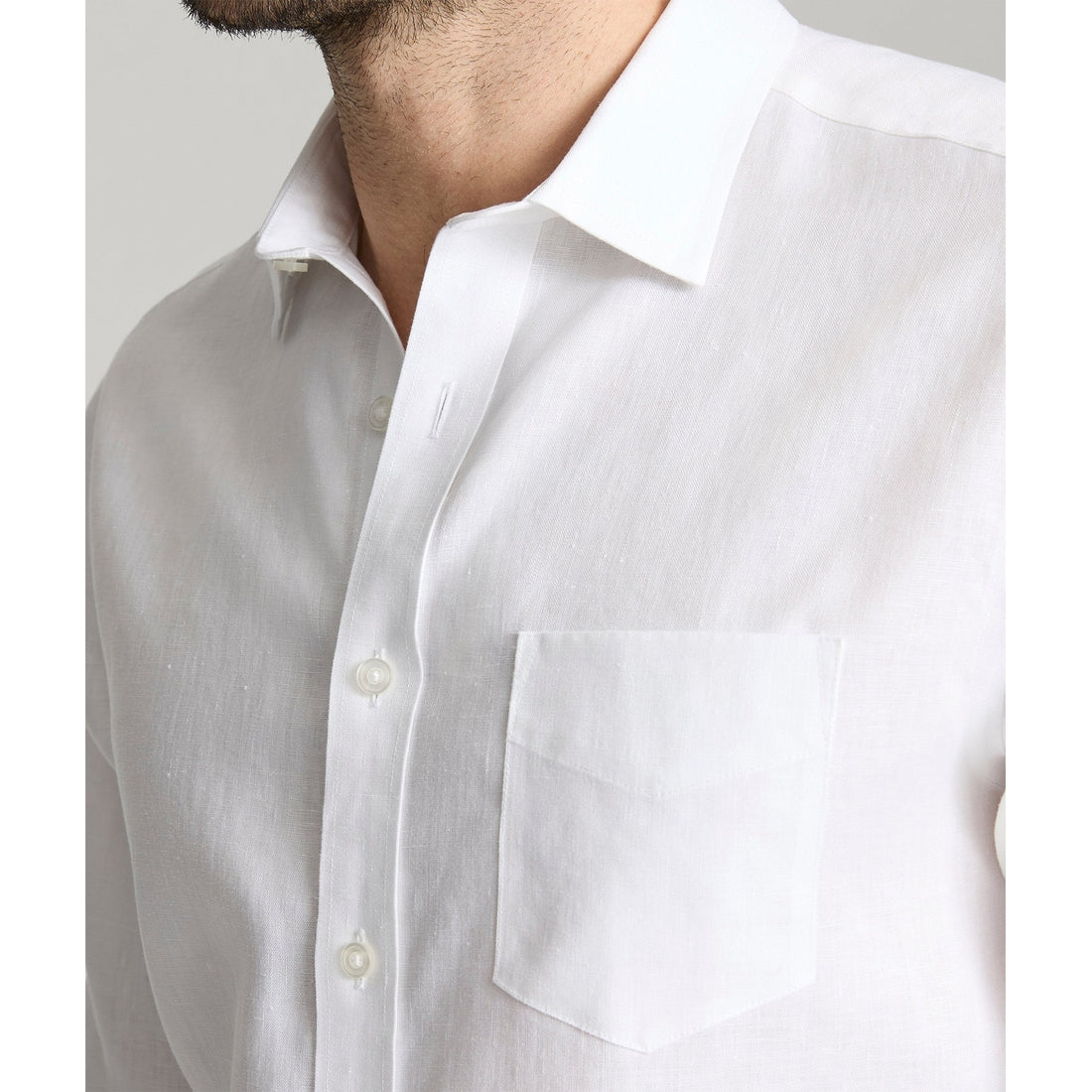 Wrinkle-Resistant Linen Vin Santo Shirt
