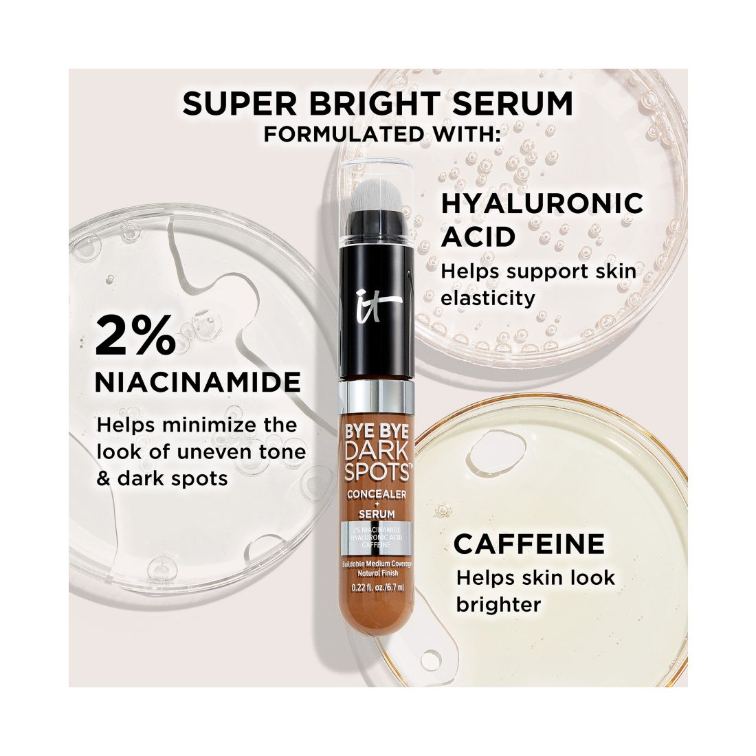 It Cosmetics Bye Bye Dark Spots Concealer + Serum