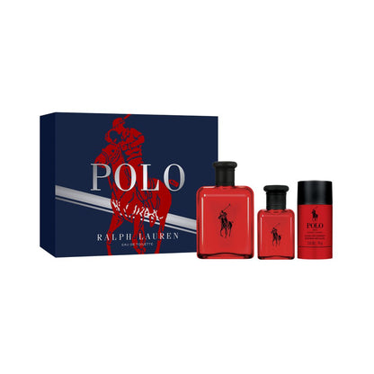 Ralph Lauren 3-Pc. Polo Red Eau De Toilette Gift Set with Deodorant