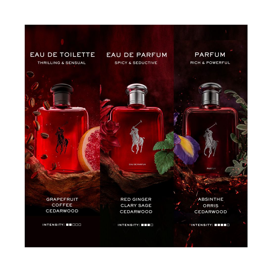 Ralph Lauren 3-Pc. Polo Red Eau De Toilette Gift Set with Deodorant