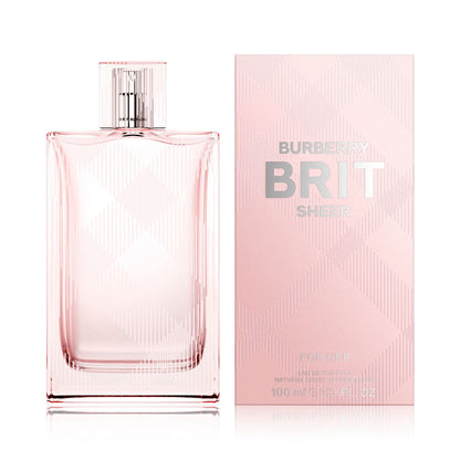 Burberry Brit Sheer Eau de Toilette Spray, 3.3 oz.