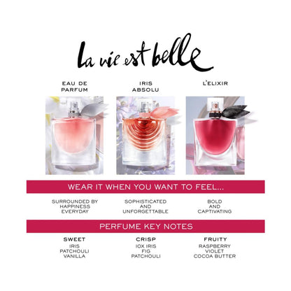 Lancome La vie est belle Eau de Parfum Women's Fragrance Refillable, 5.0 oz