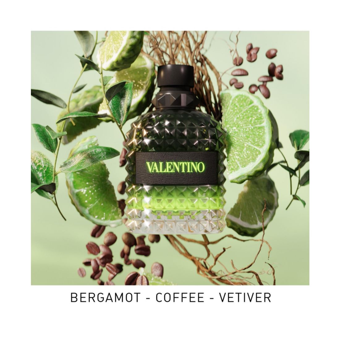 Valentino Men's Uomo Born In Roma Green Stravaganza Eau de Toilette Spray, 3.4 oz.