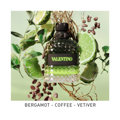 Valentino Men's Uomo Born In Roma Green Stravaganza Eau de Toilette Spray, 3.4 oz.