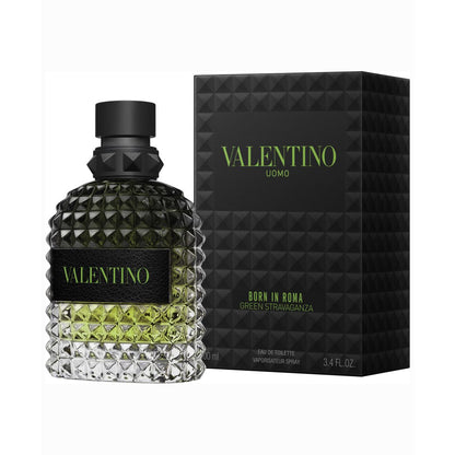 Valentino Men's Uomo Born In Roma Green Stravaganza Eau de Toilette Spray, 3.4 oz.