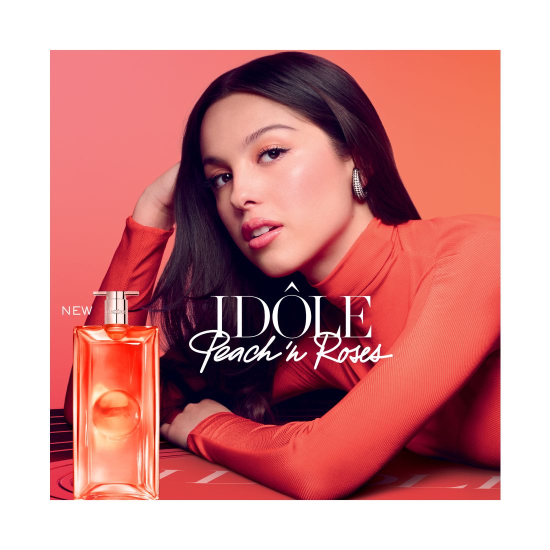 Lancome Idole Peach Roses Eau De Parfum, 0.85 oz.