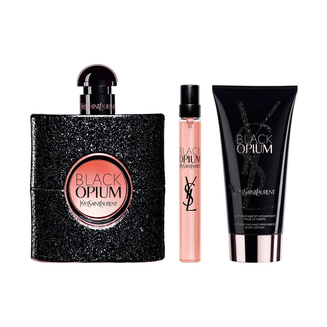 Yves Saint Laurent 3-Pc. Black Opium Eau De Parfum with Body Lotion Gift Set