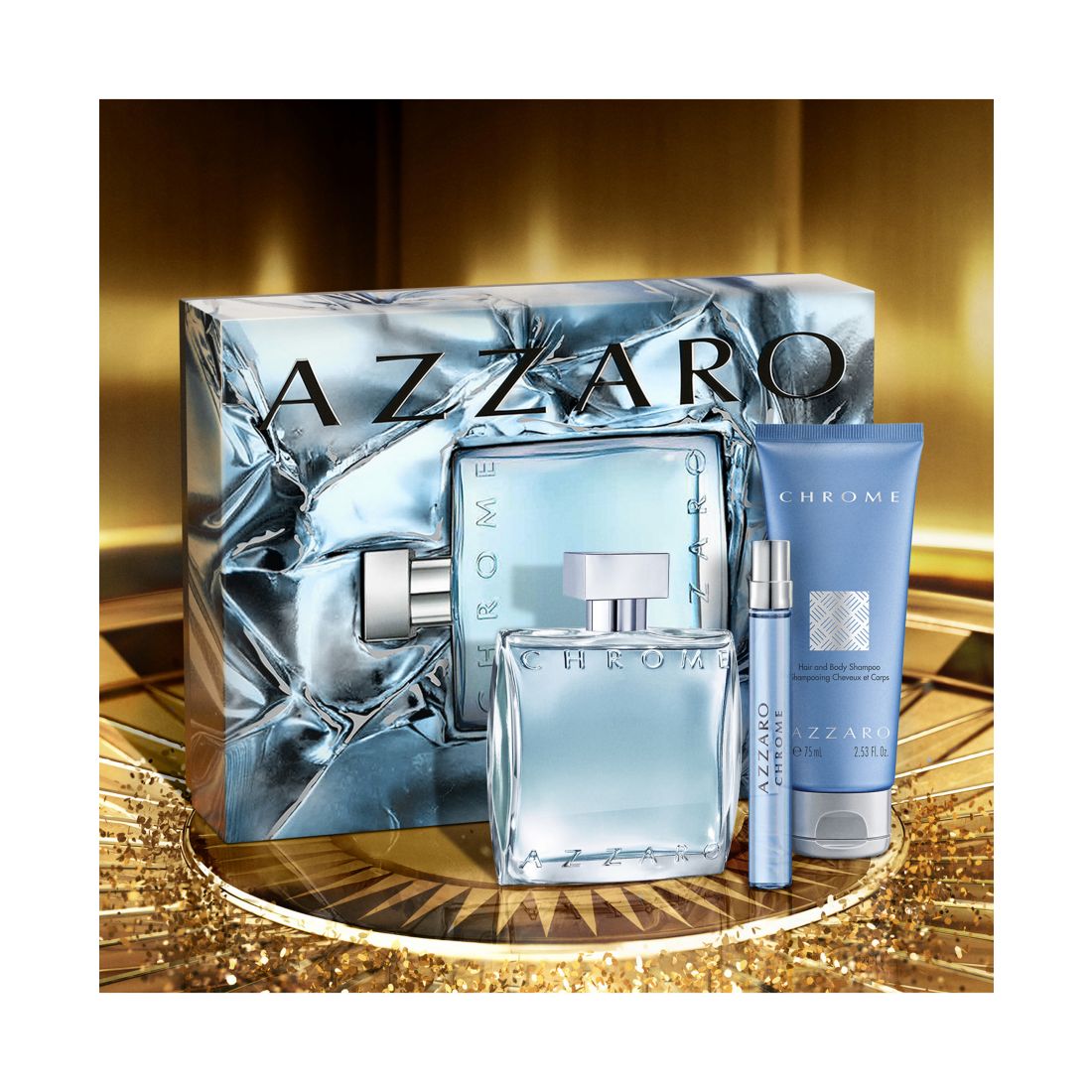 Azzaro Men's 3-Pc. Chrome Eau De Toilette Fragrance Set