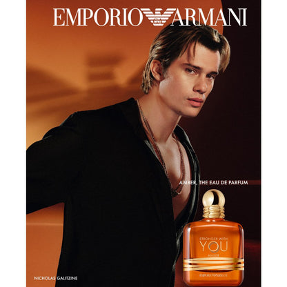 Giorgio Armani Men's Stronger With You Amber Eau de Parfum, 3.3 oz., Created For Macy's