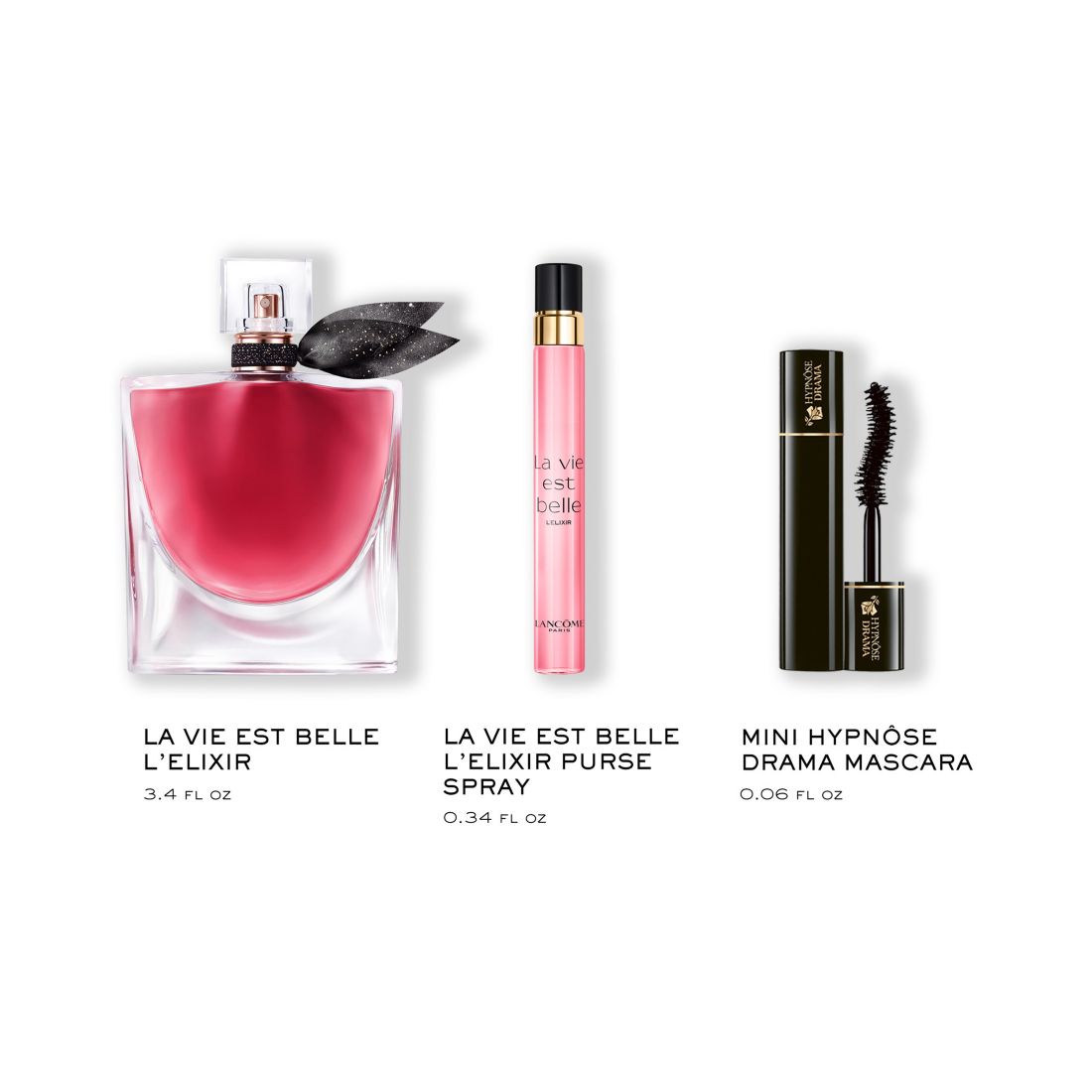 Lancome 3-Pc. La Vie Est Belle L'Elixir Perfume Spray and Hypnose Drama Mascara Set