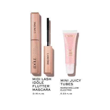 Lancome Juicy Tubes Lip Gloss and Lash Idole Flutter Extension Mascara Duo