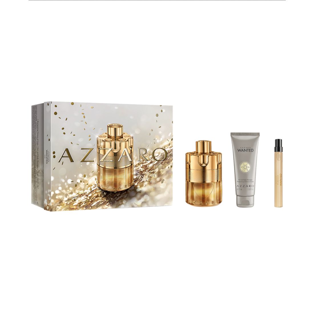 Azzaro 3-Pc. The Most Wanted Eau de Parfum Intense Gift Set with Shampoo