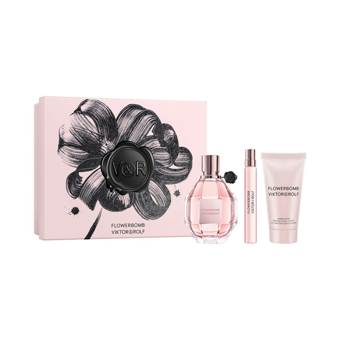 Viktor & Rolf Flowerbomb 3-Pc. Eau De Parfum Gift Set with Body Lotion