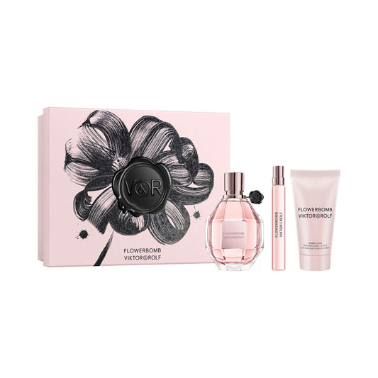 Viktor & Rolf Flowerbomb 3-Pc. Eau De Parfum Gift Set with Body Lotion