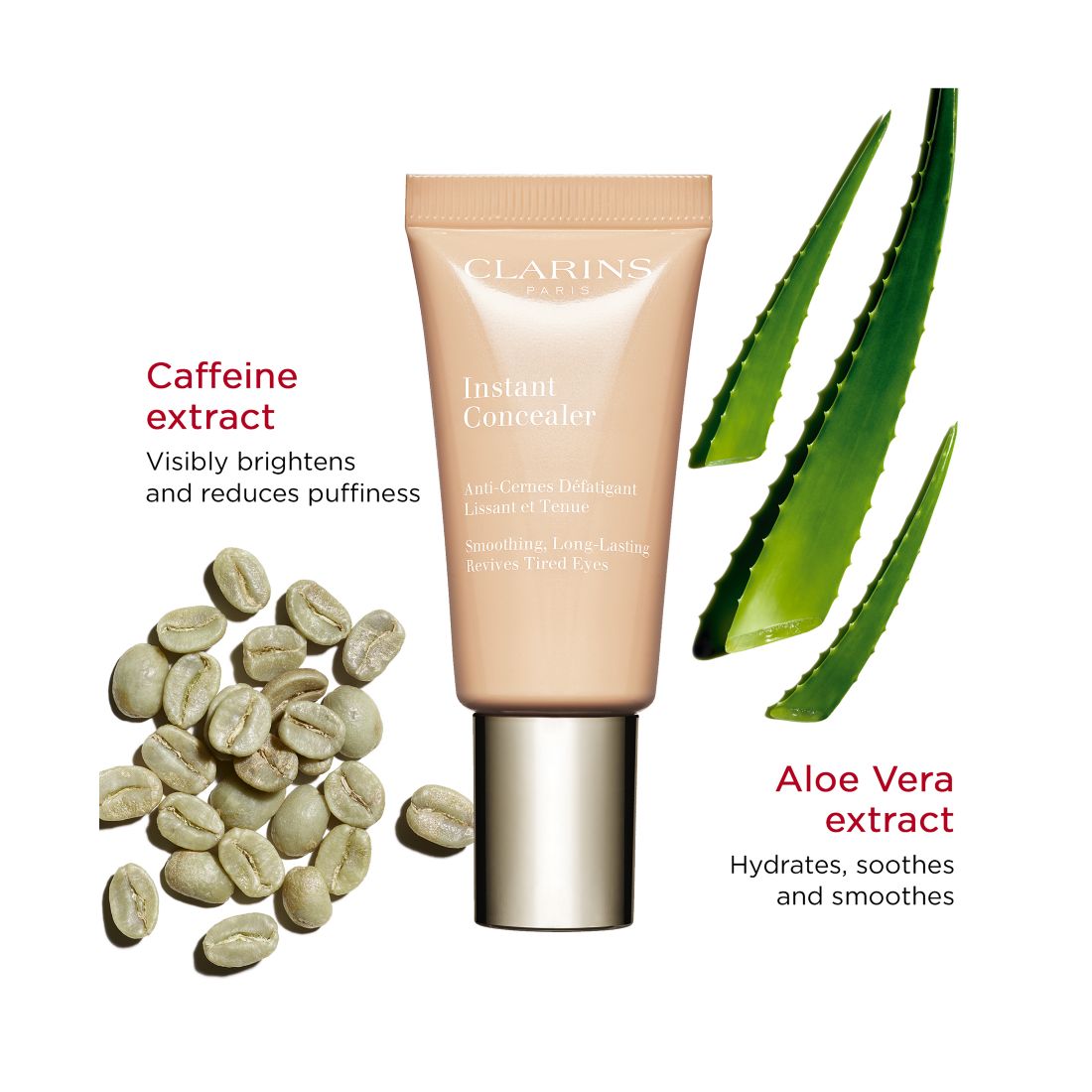 Instant Concealer, Long-Wearing & Brightening for Dark Circles