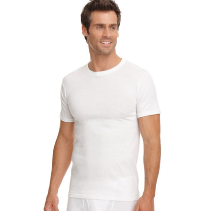Men's Big and Tall Classic Crew Neck Undershirts, Pack of 2