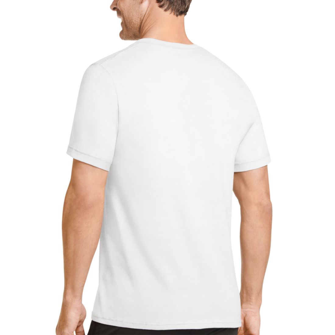 Jockey Men's Big & Tall Classic Tagless V-Neck Undershirt 2-pack