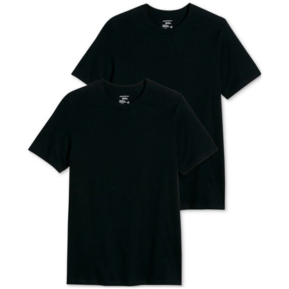 Men's Big and Tall Classic Crew Neck Undershirts, Pack of 2