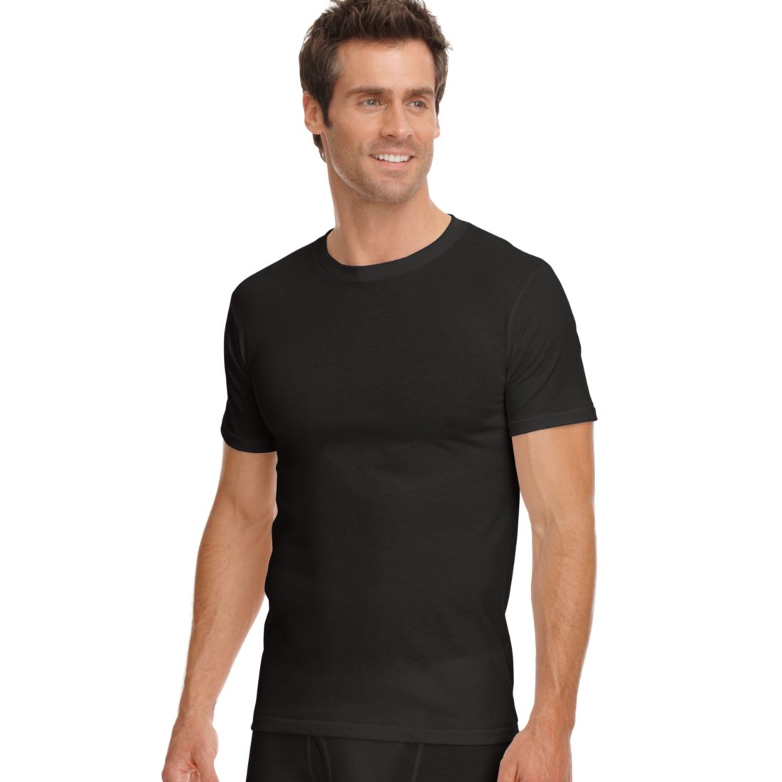 Men's Big and Tall Classic Crew Neck Undershirts, Pack of 2