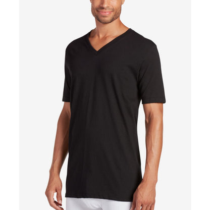 Jockey Men's Big & Tall Classic Tagless V-Neck Undershirt 2-pack