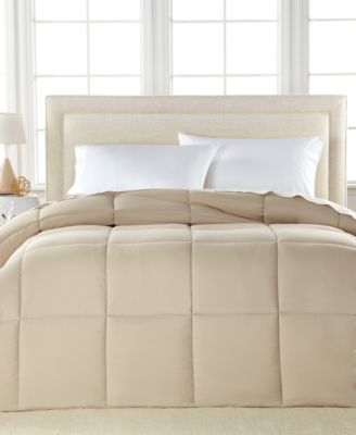 Color Hypoallergenic Down Alternative Light Warmth Microfiber Comforter, Full/Queen, Exclusively at Macy’s