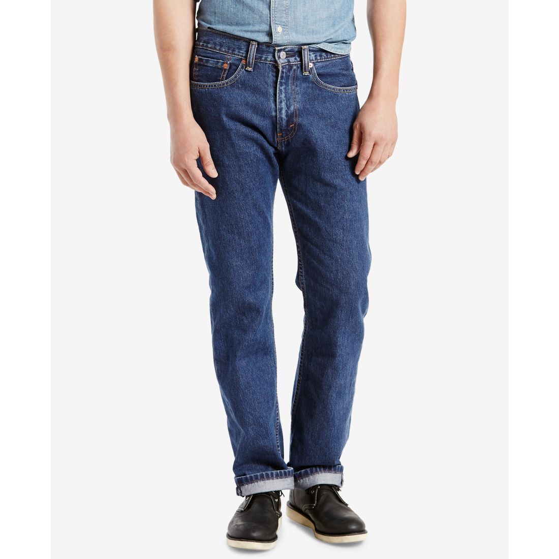 Levi's Men's 505 Regular Fit Non-Stretch Jeans