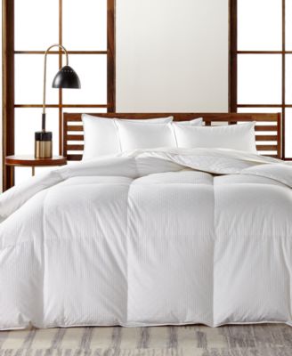 European White Goose Down Medium Weight Hypoallergenic UltraClean Down Comforter, King, Exclusively at Macy’s