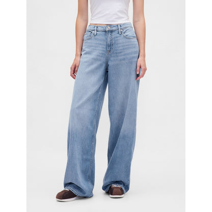 Women's Mid Rise Ultrasoft Baggy Jeans