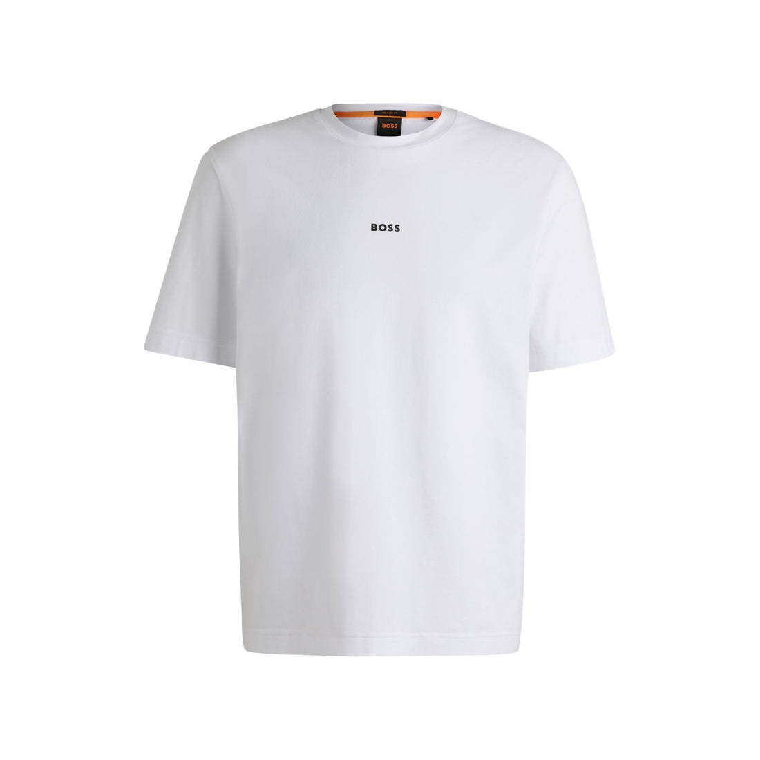 Relaxed-fit T-shirt in stretch cotton with logo print