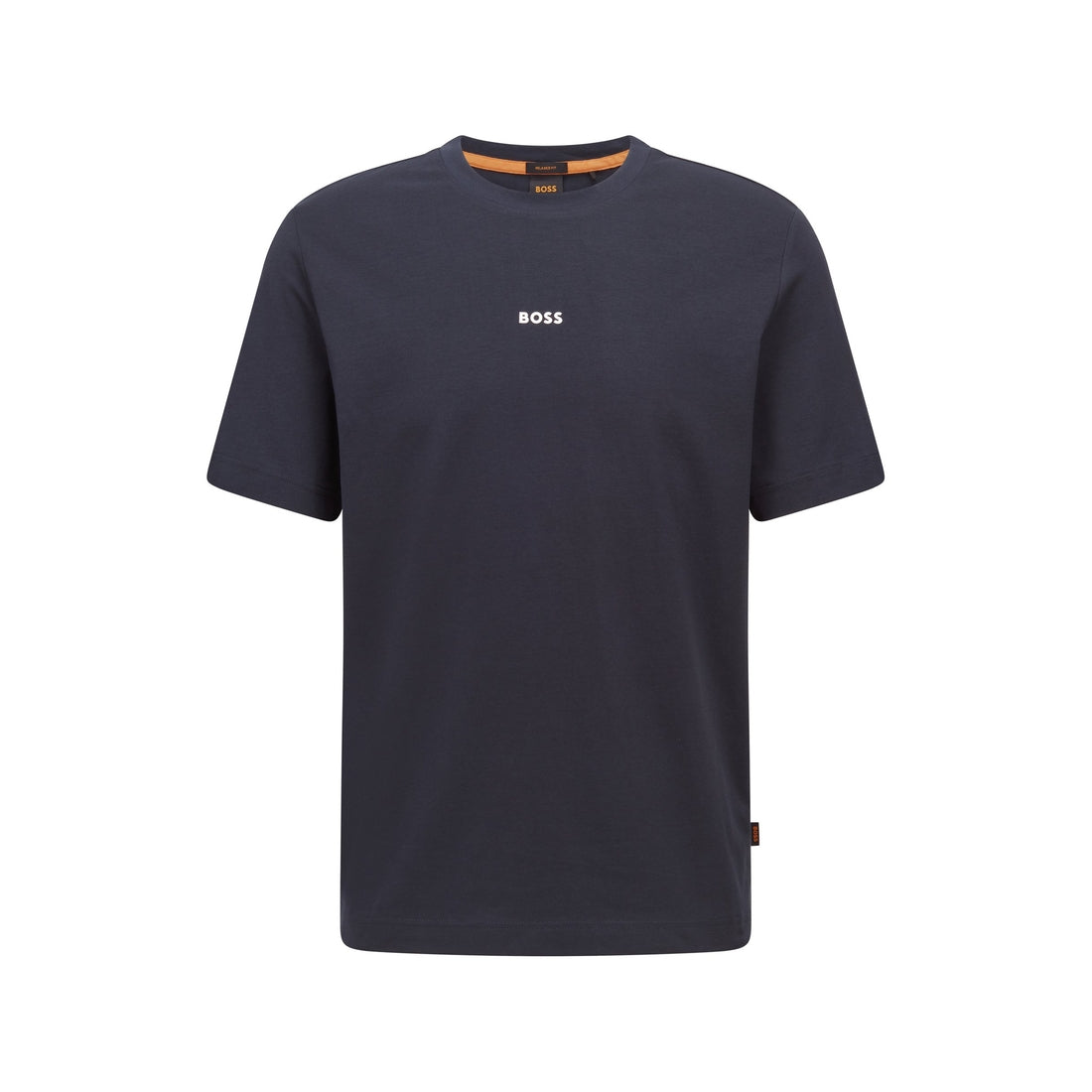 Relaxed-fit T-shirt in stretch cotton with logo print