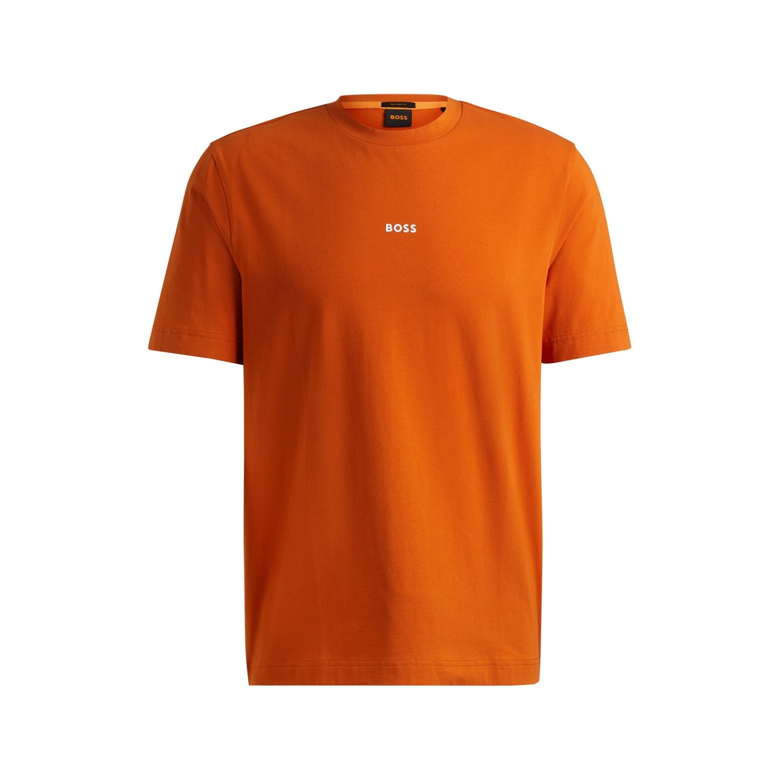 Relaxed-fit T-shirt in stretch cotton with logo print
