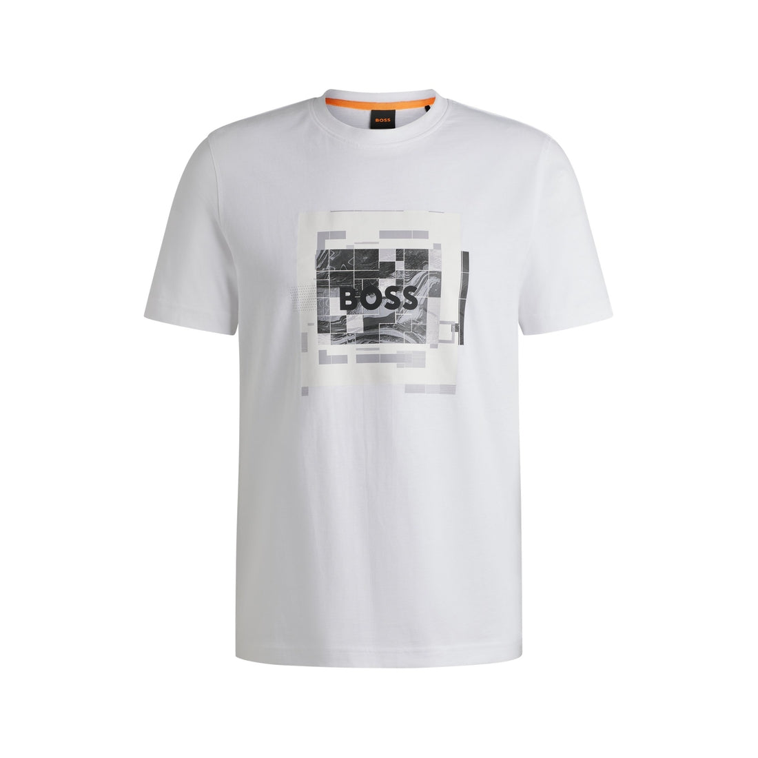 Cotton-jersey T-shirt with logo artwork