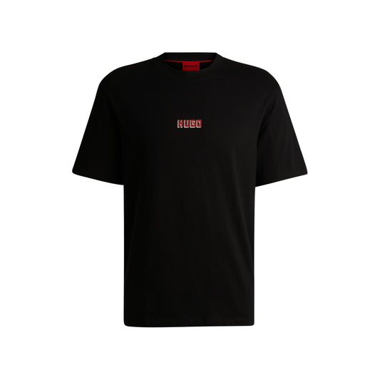 Relaxed-fit T-shirt in cotton with large rear logos