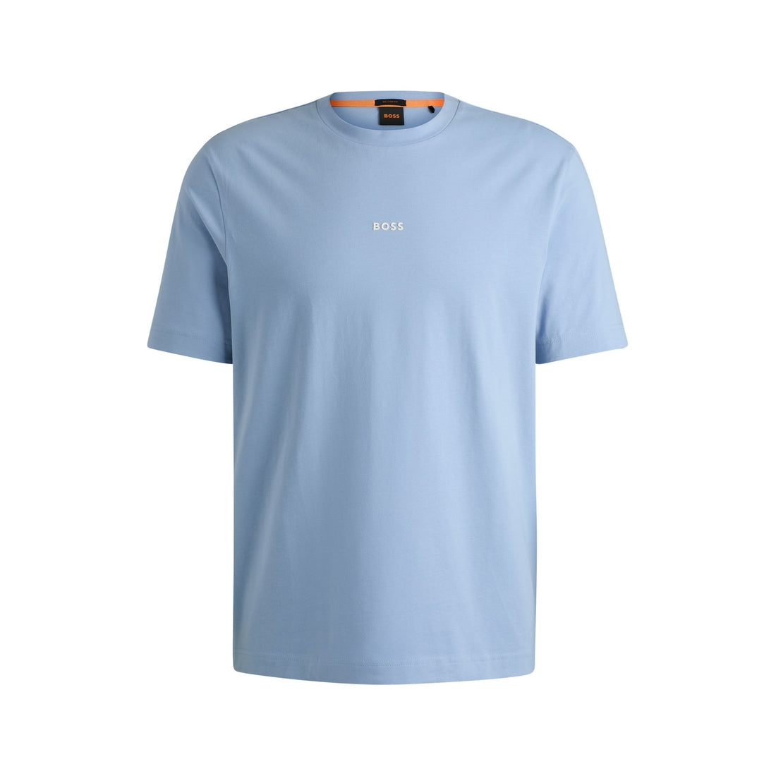 Relaxed-fit T-shirt in stretch cotton with logo print