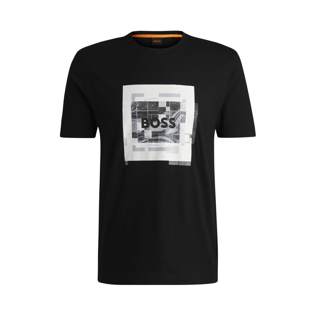 Cotton-jersey T-shirt with logo artwork
