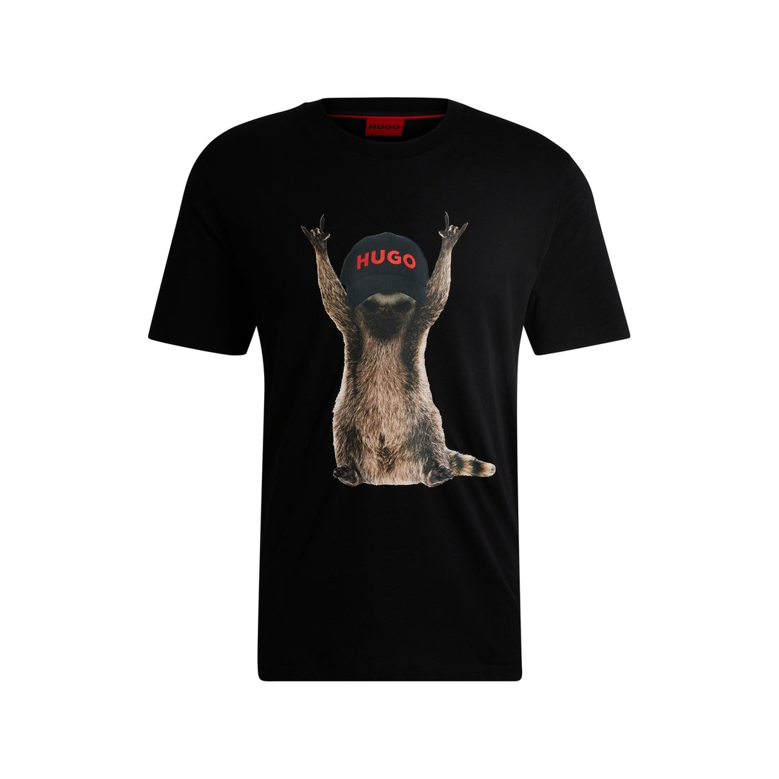 Cotton-jersey T-shirt with seasonal artwork