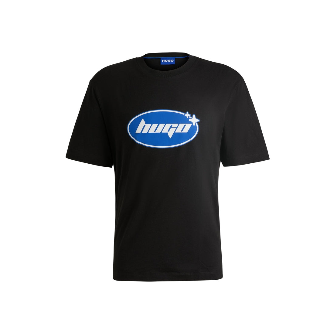 Regular-fit T-shirt in cotton jersey with seasonal logo