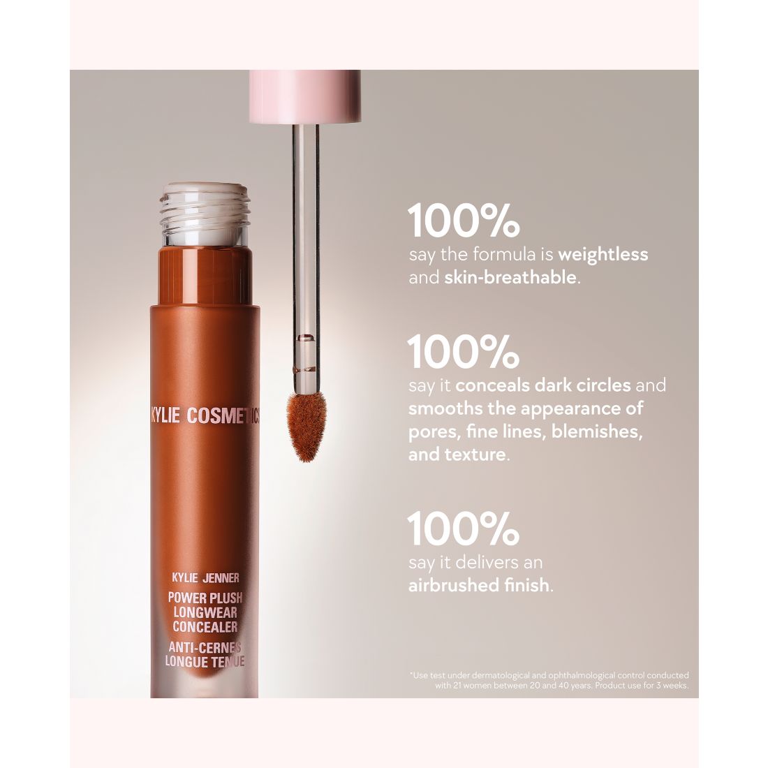 Kylie Cosmetics Power Plush Longwear Concealer, 0.16 oz.